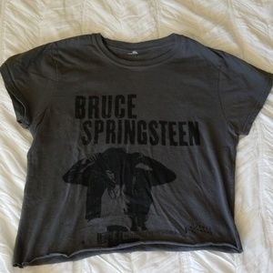 Bruce Springsteen vintage crop top